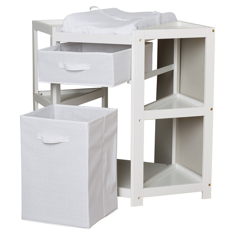 Badger Basket Diaper Corner Baby Changing Table & Reviews Wayfair